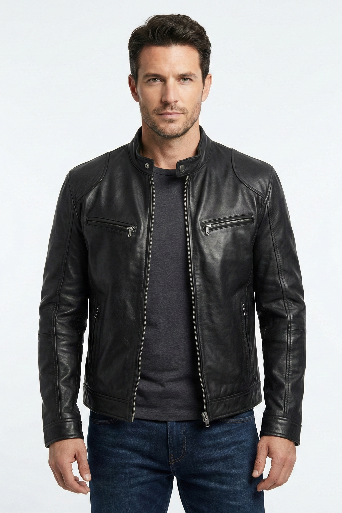 Trenton Leather Jacket – Timeless Style, Everyday Confidence