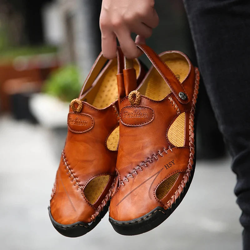 Henly| Sandales Orthopédiques en Cuir