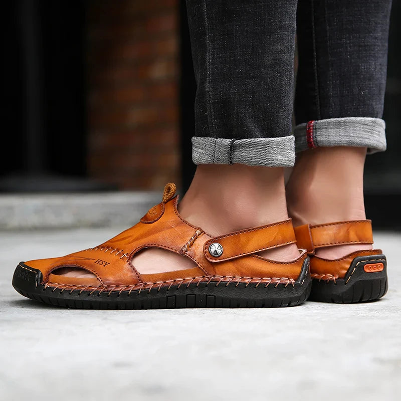 Henly| Sandales Orthopédiques en Cuir