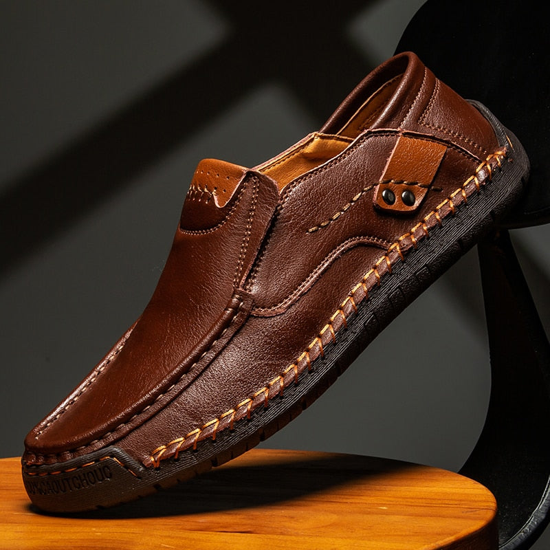 Barton™ • Chaussures en cuir faites à la main, alliant confort et caractère