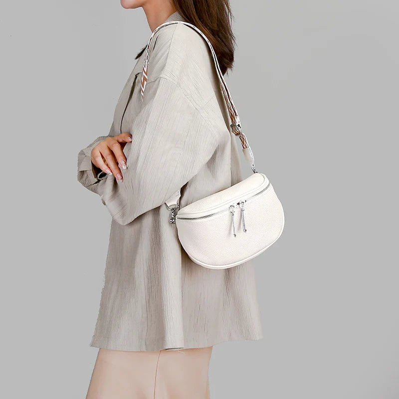 Force | Rosy Leather Crossbody Bag