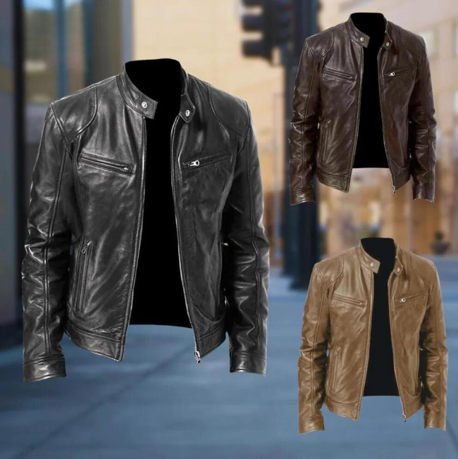 Trenton Leather Jacket – Timeless Style, Everyday Confidence