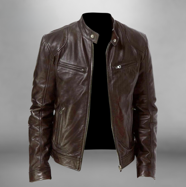 Trenton Leather Jacket – Timeless Style, Everyday Confidence
