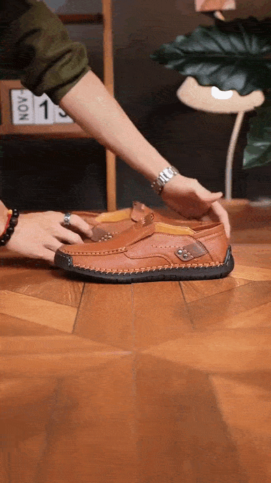 Barton™ • Chaussures en cuir faites à la main, alliant confort et caractère
