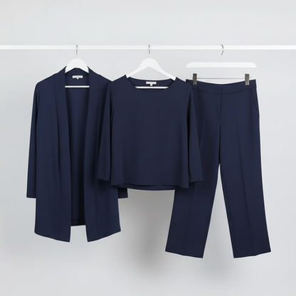 Elegant 3-piece set with a fluid cut - Lunara™