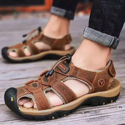 ErgoStride™ – All-terrain comfort sandals for men