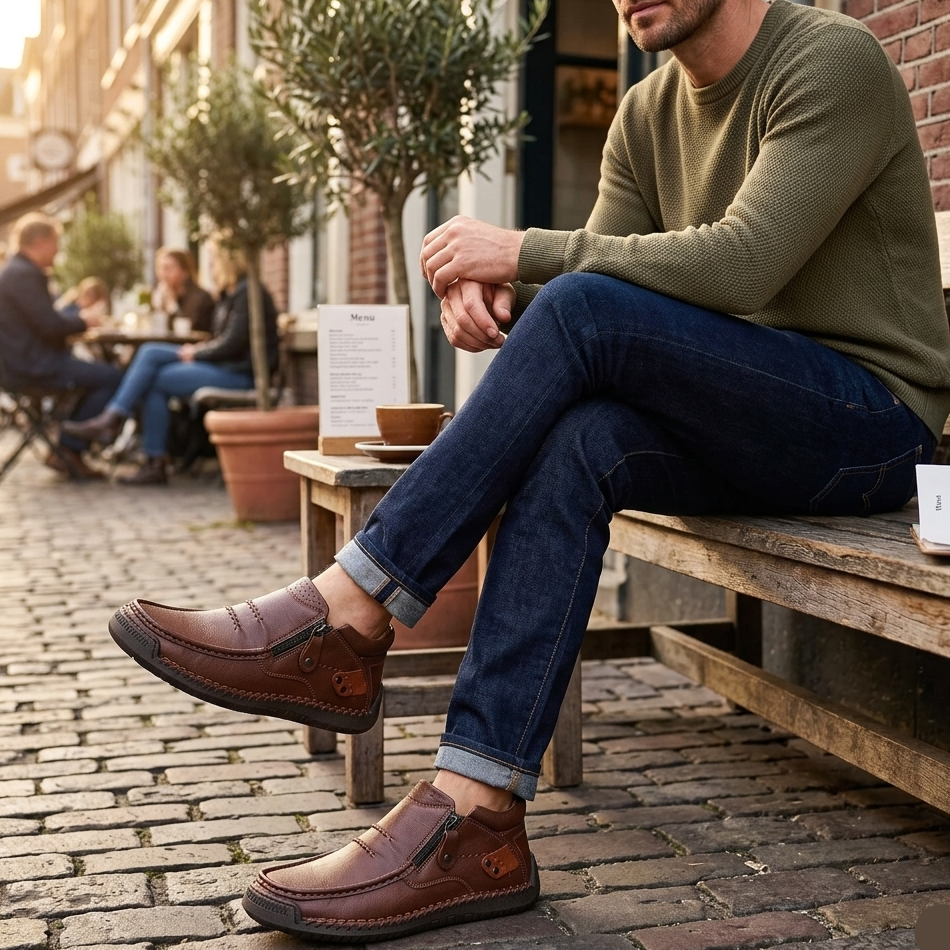 BARTON • Handmade leather shoes, combining comfort and character