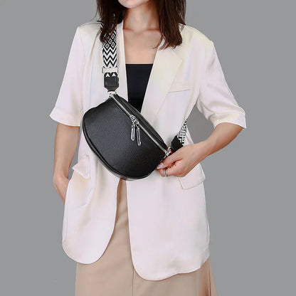 Force | Rosy Leather Crossbody Bag