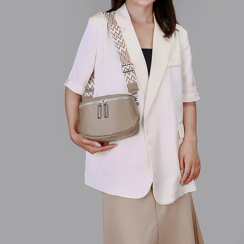 Force | Rosy Leather Crossbody Bag