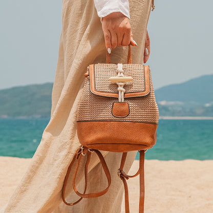 Force | Leili Straw Backpack