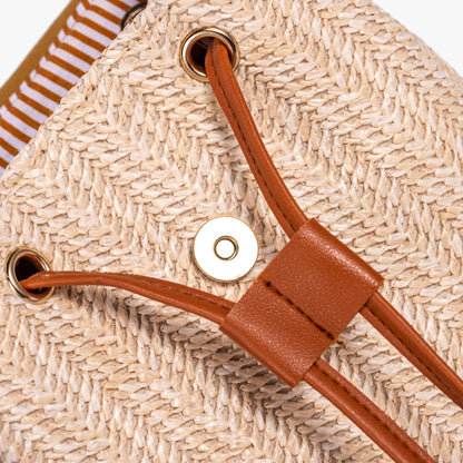 Force | Leili Straw Backpack